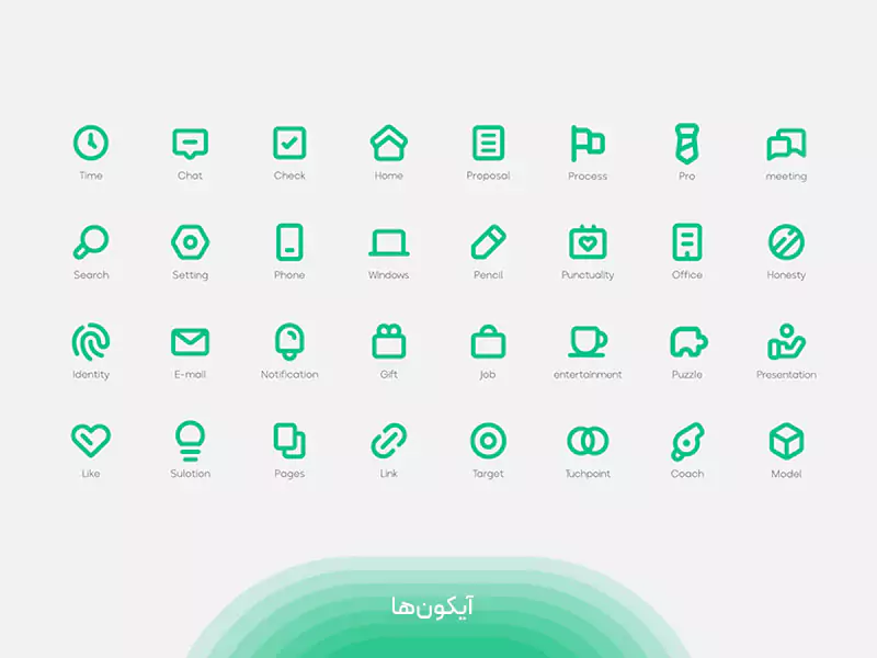 آیکون‌ها