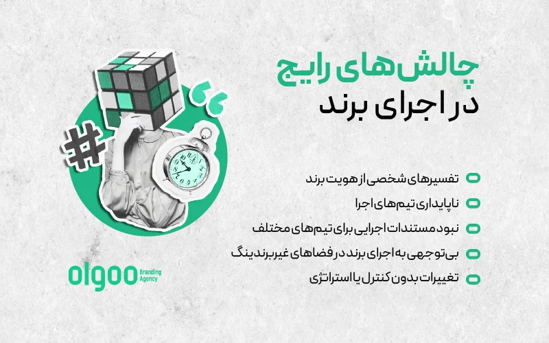 چالش‌های رایج در اجرای برند
