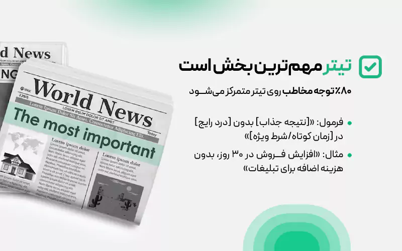 چک لیست اجرایی دیوید اوگیلوی درباره تیتر